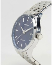 Мужские серебряные часы от Sekonda