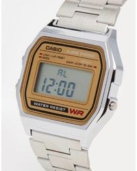 Мужские серебряные часы от CASIO