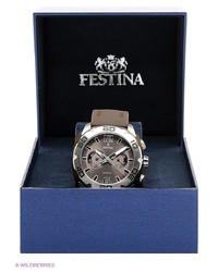 Мужские серебряные часы от Festina