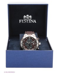 Мужские серебряные часы от Festina