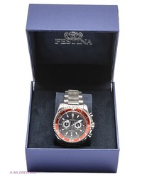 Мужские серебряные часы от Festina