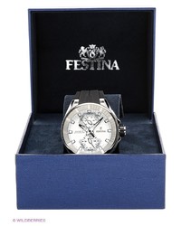 Мужские серебряные часы от Festina