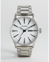 Мужские серебряные часы от Nixon