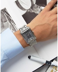 Мужские серебряные часы от French Connection