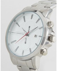 Мужские серебряные часы от French Connection