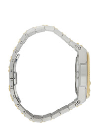 Мужские серебряные часы от Versace