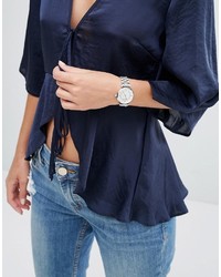 Женские серебряные часы от Emporio Armani