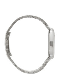 Мужские серебряные часы от Gucci