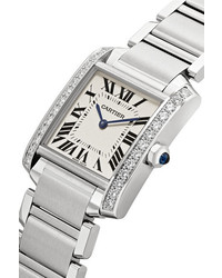 Женские серебряные часы от Cartier