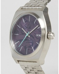 Мужские серебряные часы от Nixon