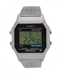 Мужские серебряные часы от Timex