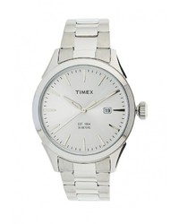 Мужские серебряные часы от Timex