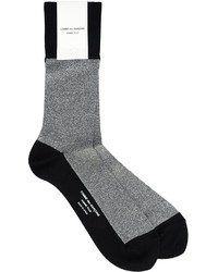 Мужские серебряные шерстяные носки от Comme des Garcons