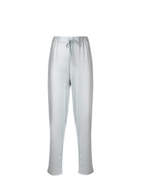 Серебряные широкие брюки от Blugirl