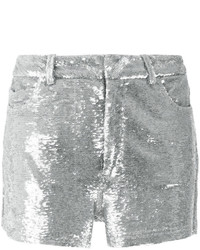 Женские серебряные шорты с пайетками от IRO