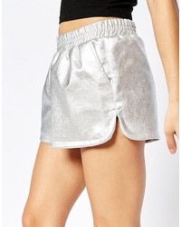 Женские серебряные шорты от Jaded London