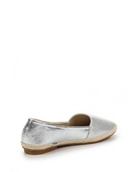 Женские серебряные эспадрильи от Style Shoes