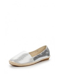 Женские серебряные эспадрильи от Style Shoes