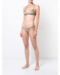 Серебряный бикини-топ от Morgan Lane