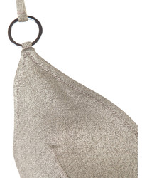 Серебряный бикини-топ от Morgan Lane