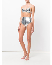 Серебряный бикини-топ от Oseree