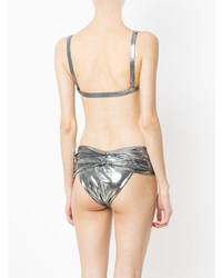 Серебряный бикини-топ от Amir Slama