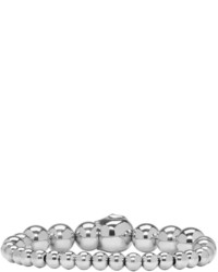 Мужской серебряный браслет из бисера от Alexander McQueen