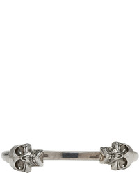 Мужской серебряный браслет от Alexander McQueen