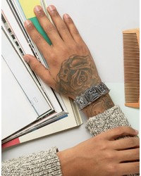 Мужской серебряный браслет от Asos