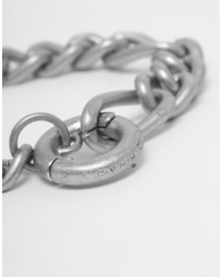 Мужской серебряный браслет от Cheap Monday