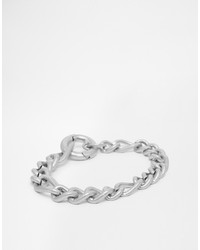 Мужской серебряный браслет от Cheap Monday