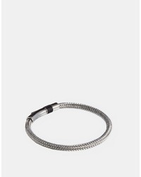 Мужской серебряный браслет от Emporio Armani