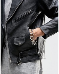 Мужской серебряный браслет от Asos