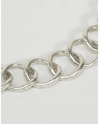 Мужской серебряный браслет от Asos