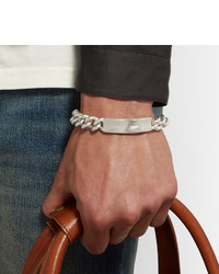 Мужской серебряный браслет от Maison Margiela