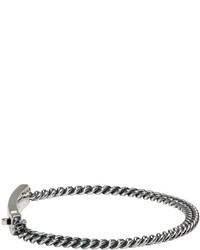 Мужской серебряный браслет от A.P.C.