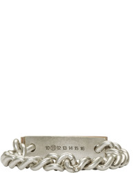 Мужской серебряный браслет от Maison Margiela