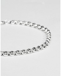 Мужской серебряный браслет от Asos