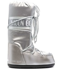 Мужской серебряный зимние ботинки от Moon Boot