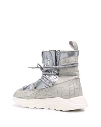 Мужской серебряный зимние ботинки от Hide&Jack