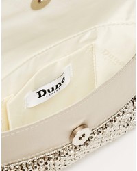 Серебряный клатч из бисера от Dune