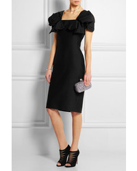 Серебряный клатч с пайетками от Alexander McQueen