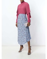 Серебряный клатч с украшением от Sophia Webster