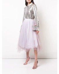 Серебряный клатч от Sophia Webster