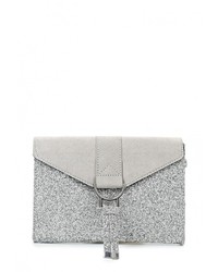 Серебряный клатч от Dorothy Perkins