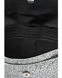 Серебряный клатч от Dorothy Perkins