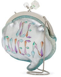 Серебряный клатч от Sophia Webster