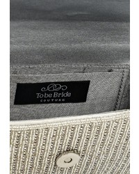 Серебряный клатч от To be Bride