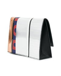 Серебряный кожаный клатч от Proenza Schouler