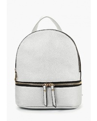 Женский серебряный кожаный рюкзак от Code